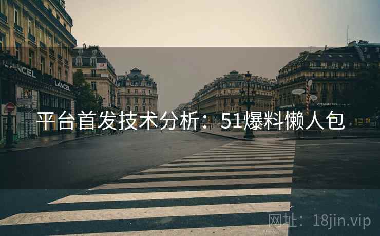 平台首发技术分析：51爆料懒人包