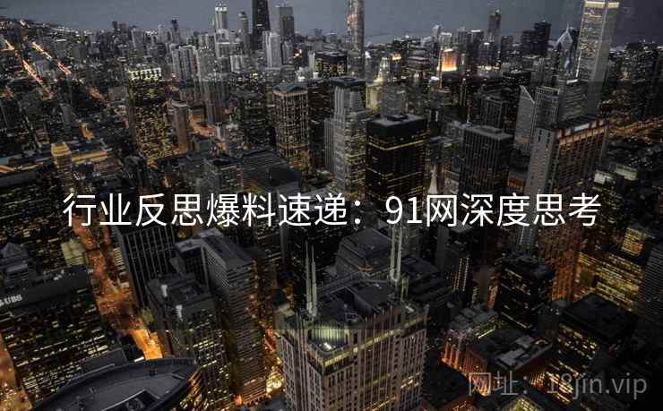 行业反思爆料速递：91网深度思考